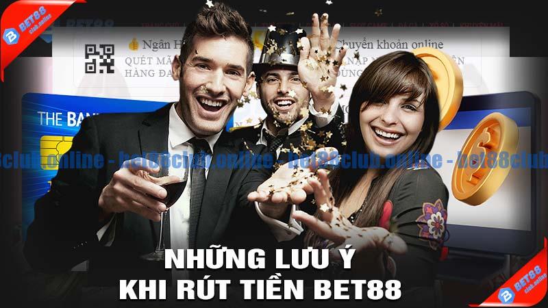 Những lưu ý khi thực hiện nạp tiền bet88